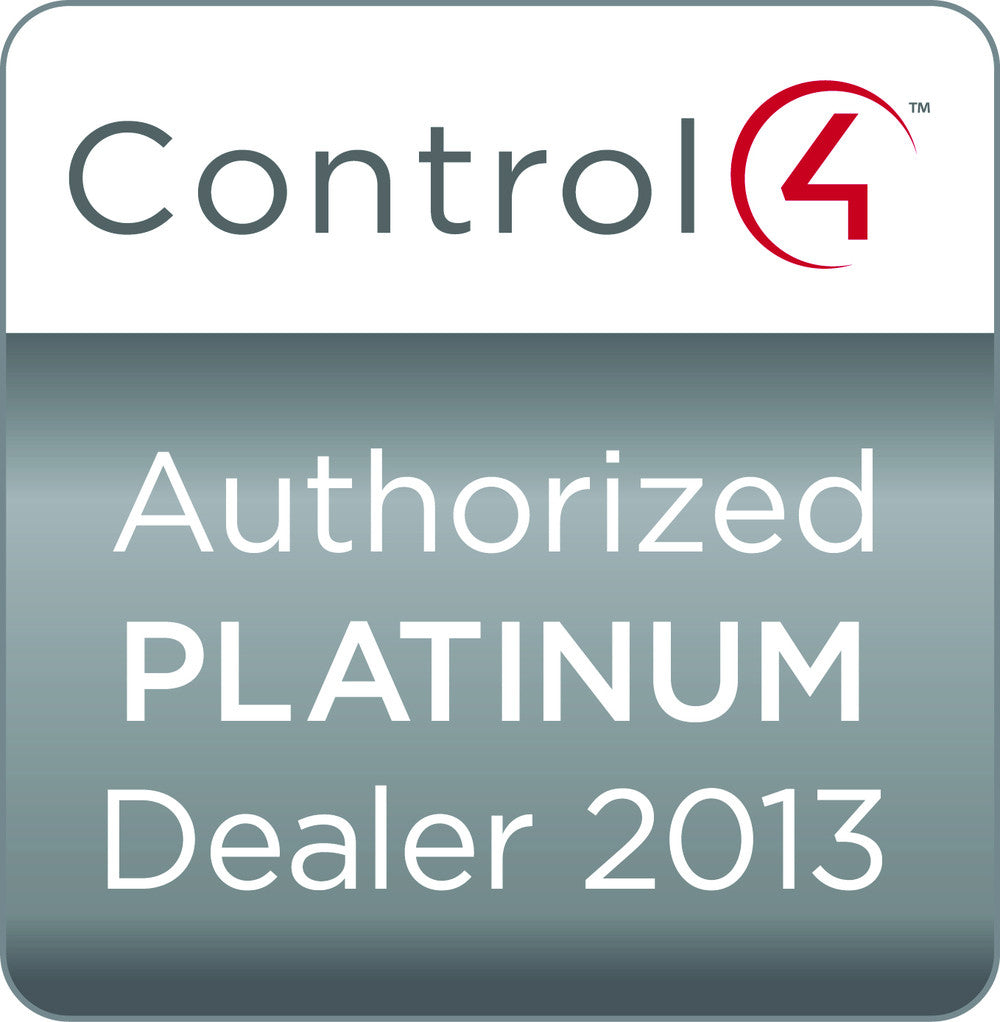 Control4 Awards Yana Platinum Dealer status again for 2013!